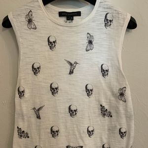 Skull Cashmere soft tank